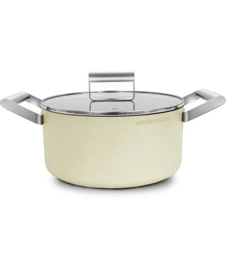 Marmite - ARTHUR MARTIN - AM0063 - 20 cm avec couvercle - Aluminium Forgé - Tous feux dont induction + four