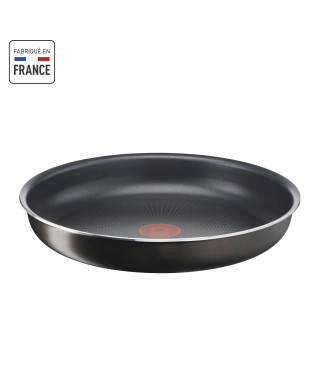 TEFAL INGENIO Easy Plus Poele 28 cm, Non induction, Antiadhésif, Empilable, Compatible Lave-vaisselle, Fabriqué en France L15…