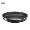 TEFAL INGENIO Easy Plus Poele 28 cm, Non induction, Antiadhésif, Empilable, Compatible Lave-vaisselle, Fabriqué en France L15…