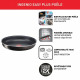 TEFAL INGENIO Easy Plus Poele 28 cm, Non induction, Antiadhésif, Empilable, Compatible Lave-vaisselle, Fabriqué en France L15…