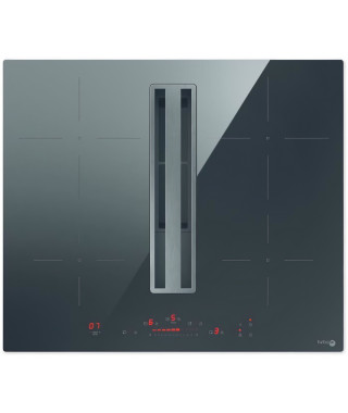 Plaque a induction aspirante - TURBOAIR - Impulso - BL/A/60 - 4 feux - 60,2 x 51,7 cm - Noir