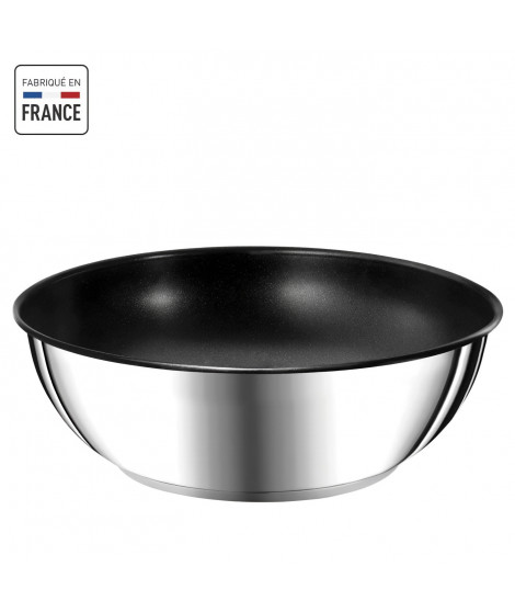 TEFAL INGENIO Preference Poele wok 26 cm, Induction, Antiadhésif, Empilable, Compatible lave-vaisselle, Fabriqué en France L9…