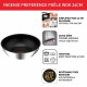 TEFAL INGENIO Preference Poele wok 26 cm, Induction, Antiadhésif, Empilable, Compatible lave-vaisselle, Fabriqué en France L9…