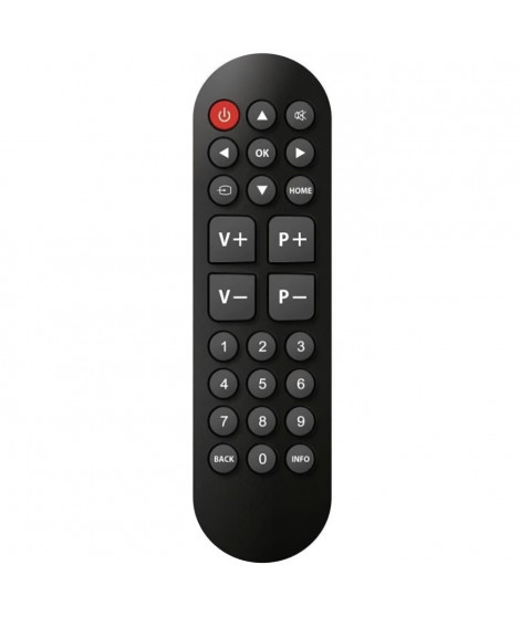 Télécommande Universelle - CGV - FIDELIO Easy 5 - Gros boutons - Multi-Marques - Sans programmation