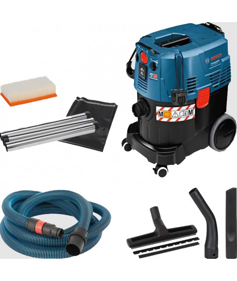 Aspirateur pour solide et liquide 1380W GAS 35 M AFC en boîte carton - BOSCH - 06019C31W0