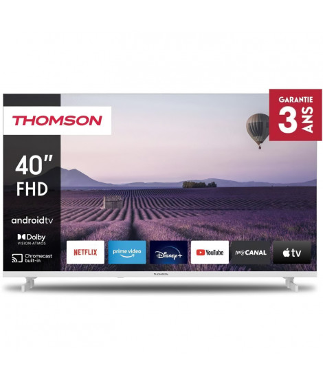 THOMSON 40FA2S13W - TV LED 40 (101 cm) - Full HD - Smart TV Android - 3xHDMI 1.4