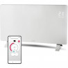 Radiateur intelligent Wi-Fi en verre - SENCOR - SCF 4740WH - 2400 W - 2 niveaux - Thermostat - Blanc