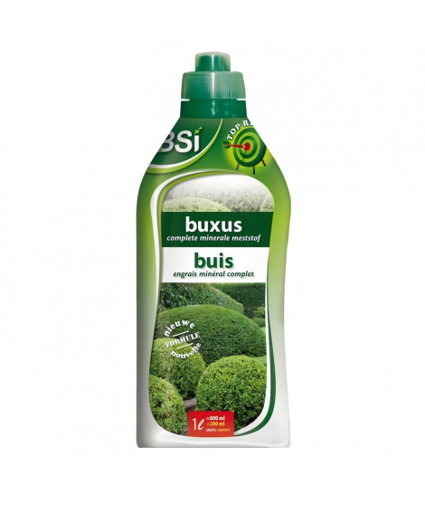 Engrais minéral pour Buis - BSI - Oligo-éléments soluble dans l'eau - 1L