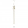 Lanterne Bâton Solaire - GARDEN ID Cristal - 22 cm - Couleur changeante - Autonomie 6-8h - Pile rechargeable.