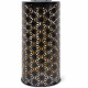 Lampe solaire - GARDEN ID Colonne - Or-Noir Ø15 H30 cm - 6 a 8h lumiere - Bouton marche/arret - Batterie rechargeable AAA.