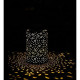 Lanterne solaire - GARDEN ID Dubai - 25 x 41 cm - Autonomie 6-8h - Interrupteur - Poignée robuste-pile rechargeable.