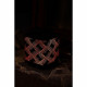 Lanterne solaire - GARDEN ID Attract - Orange 16 x 16 h23 cm - 6 a 8h autonomie - Mobile - Bouton on/off.