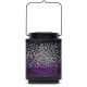 Lanterne solaire - GARDEN ID Attract - Mauve 16 x 16 h23 cm - 6 a 8h autonomie - Mobile - Bouton on/off.