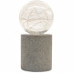Lampe de table solaire - GARDEN ID Nordic Light - Ø10 h19 cm - Autonomie 6 a 8h - Bouton on/off - Pile AAA rechargeable