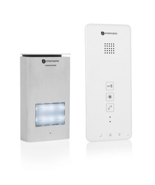 SMARTWARES Interphone audio 2 fils pour 1 appartement DIC-21112