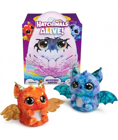 SPIN MASTER DRAGGLE HATCHIMALS ALIVE ECLOSION SECRETE