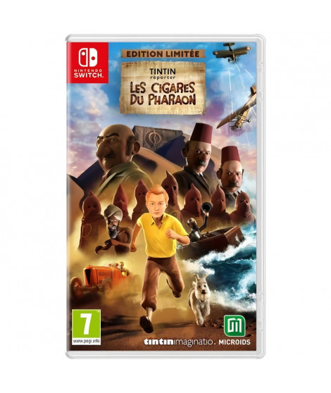 Tintin Reporter : Les Cigares Du Pharaon - Jeu nintendo Switch - Edition Limitée