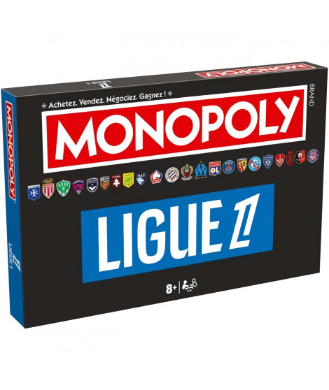 Jeu de société - WINNING MOVES - Monopoly Ligue 1 - Plongez dans l'univers du football français