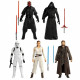 Star Wars pack de 5 figurines de 15 cm Affrontement galactique avec 5 accessoires, jouets pour enfants, a partir de 4 ans