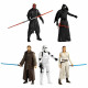 Star Wars pack de 5 figurines de 15 cm Affrontement galactique avec 5 accessoires, jouets pour enfants, a partir de 4 ans