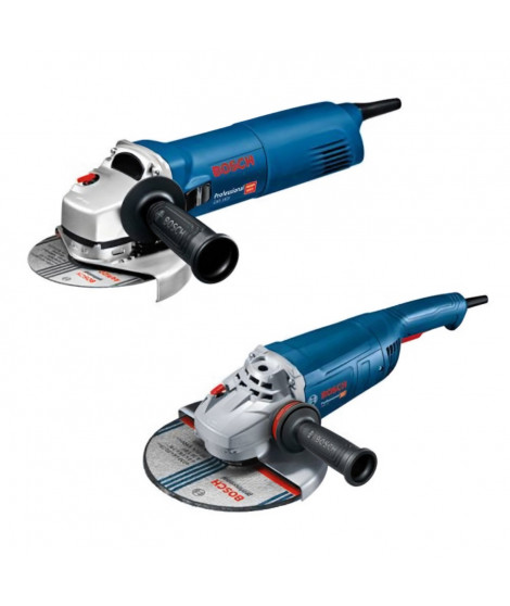 Pack meuleuses (GW 22-230 P + GWS 1400) (sans batterie ni chargeur) - BOSCH - 0601824805