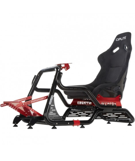 Cockpit de simulation racing - OPLITE - GTR S8 Elite Force - Rouge