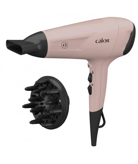 CALOR Studio Dry Seche-cheveux , Séchage tres rapide, Moteur de 2 100 W CV5847C6