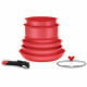 Batterie de cuisine - ARTHUR MARTIN - AMR88 - Batterie de cuisine 8 pieces - Tous feux dont induction