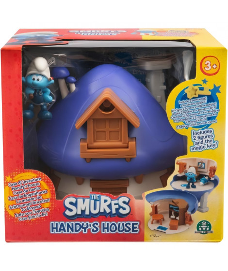 Maison de jeu - GIOCHI PREZIOSI - Les Schtroumpfs - Maison magique avec 1 figurine et accessoires - a partir de 3 ans - PUF28