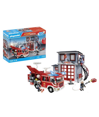 PLAYMOBIL - 71603 - Megaset de pompiers