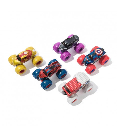 SPIN MASTER PACK DE 5 VÉHICULES MARVEL DIE-CAST 1:64 Monster Jam