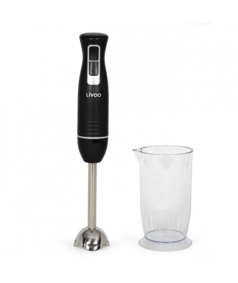 Mixeur plongeant avec bol - LIVOO - DOP245N - 400 W - 2 vitesses - Noir