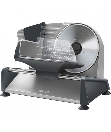 Trancheuse électrique - SENCOR - SFS 4050SS - 150 W - Epaisseur de tranche : jusqu'a 15 mm - Argent