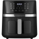 Friteuse sans huile  ARTHUR MARTIN - Airfryer 6,6 L- 1600 W - Ecran tactile - 7 pré-réglages - Noir