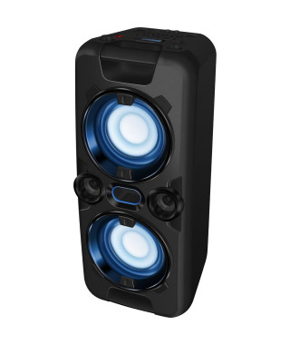 Enceinte audio sans fil - SENCOR - SSS 3800 - 60 W - 30 radios FM - Bluetooth - Lumieres LED clignotantes - Noir