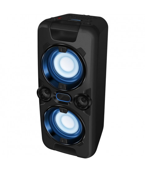 Enceinte audio sans fil - SENCOR - SSS 3800 - 60 W - 30 radios FM - Bluetooth - Lumieres LED clignotantes - Noir