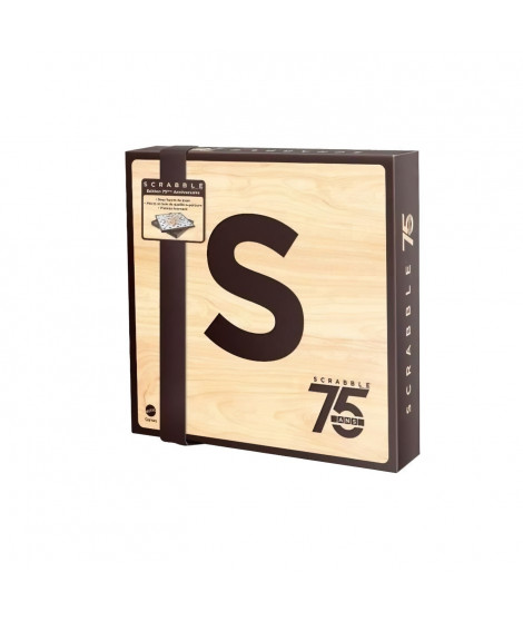 SCRABBLE 75EME ANNIVERSAIRE - MATTEL GAMES - HPK87 - JEUX FAMILLES MATTEL SCRABBLE