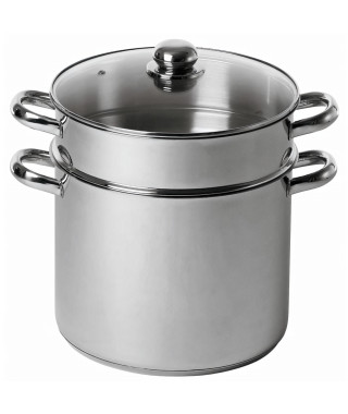 Couscoussier - BAUMALU - Tous feux dont induction - Inox droit - 20 cm