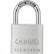 Cadenas - ABUS - 64TI/30 Titalium - Corps aluminium - Clé paracentrique - Risque de vol moyen