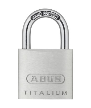 Cadenas - ABUS - 64TI/30 Titalium - Corps aluminium - Clé paracentrique - Risque de vol moyen