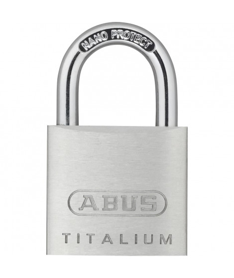 Cadenas - ABUS - 64TI/30 Titalium - Corps aluminium - Clé paracentrique - Risque de vol moyen