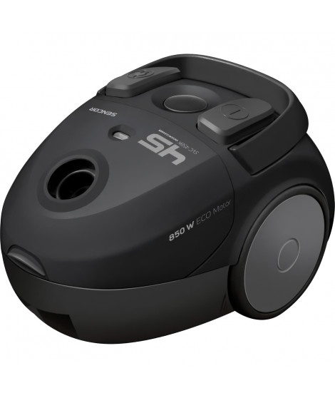 Aspirateur traîneau avec sac - SENCOR - SVC 45BK-EUE3 - Moteur ECO 850 W - 79 dBA - 1,5 L - Noir