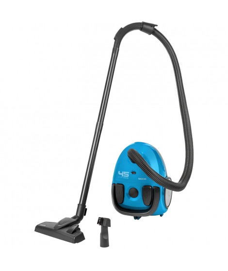 Aspirateur traîneau avec sac - SENCOR - SVC 45BL-EUE3 - Moteur ECO 850 W - 79 dBA - 1,5 L - Bleu