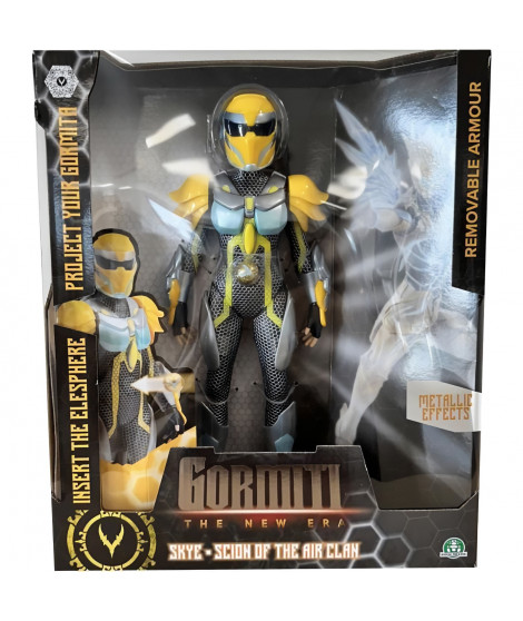 Figurine articulée - GORMITI - Scion avec projecteur Air - Skye - 27 cm - a partir de 4 ans - GRV052