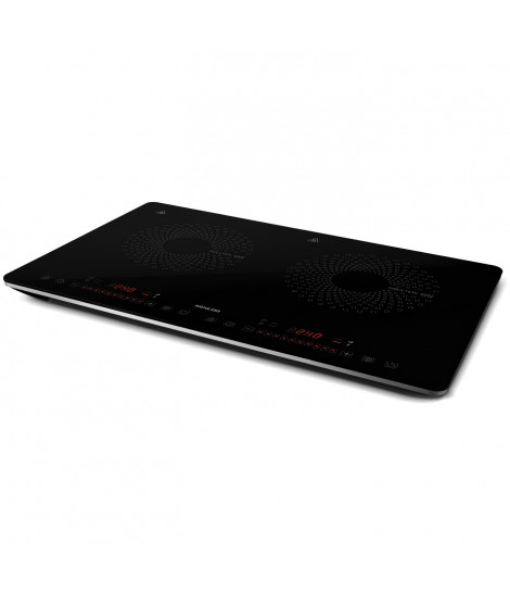 Plaque de cuisson a induction - SENCOR - SCP 4501BK - 3400 W - 2 foyers - Ultra fin - Noir