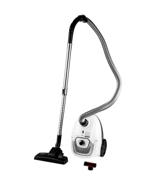 Aspirateur traîneau avec sac - SENCOR - SVC 5500WH - Moteur ECO 700 W - 75 dBA - 2 L - Filtre HEPA H13 - Blanc