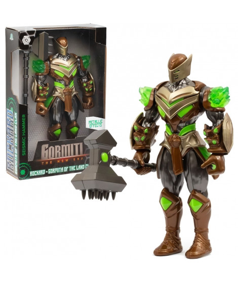 Figurine articulée - GORMITI - Gormiti avec arme Modele Terre - 27 cm - a partir de 4 ans - GRV061
