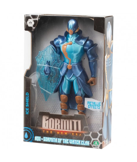 Figurine articulée - GORMITI - Gormiti avec arme Modele Eau - 27 cm - a partir de 4 ans - GRV064