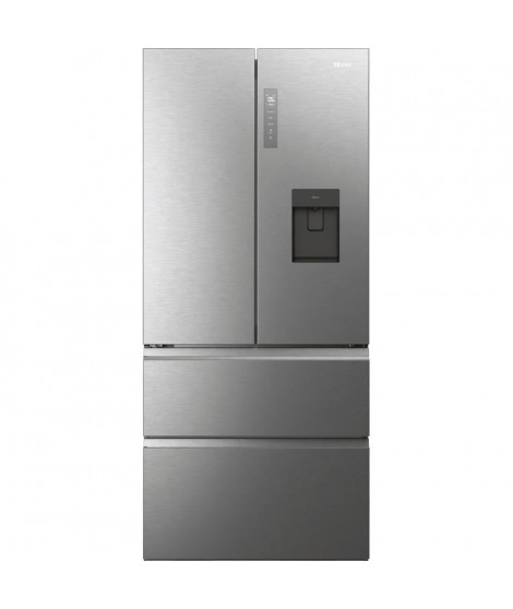 Réfrigérateur Multi-Portes - HAIER - HFW537EP - Classe E - 537 L (356 + 181) - 37 dB - Total No Frost - Gris