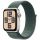 Apple Watch SE GPS - 40mm - Boîtier Starlight Aluminium - Bracelet Lake Green Sport Loop